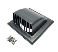 Cotarba 150mm 6" Grey Ducting External Air Vent Cowled Draught Flap Non Return Valve