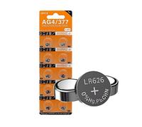 Cotchear 10pcs 1.5V AG4 LR626 Alkaline Button Battery L626 LR626 LR66 SR626 377 SR626SW Batteries Coin Cells for Watches Calculators Toys