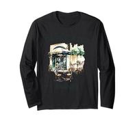 Côte d’Azur French Art Café Travel Mediterranean Sea France Long Sleeve T-Shirt
