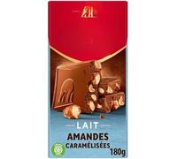 Cote~d`or Milk chocolate almonds & caramel 180g - pack of 4
