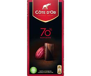 Côte d 'Or Sensations Intense 70% 100 g, Pack of 4 x 100 g