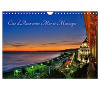 Côte d'Azur entre Mer et Montagne (Calendrier mural 2027 DIN A4 vertical), CALVENDO calendrier mensuel: La Côte d'Azur ou la French Riviera, un espace de lumière