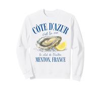 Cote D'Azur Menton France Oysters Lemon Travel Vacation Sweatshirt