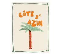 Côte d'Azur Poster Green one size