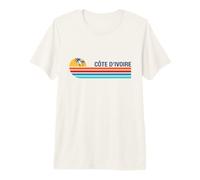 Cote D'Ivoire Colorful Landscape Premium T-Shirt