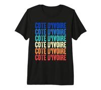 Cote D'Ivoire Colorful Premium T-Shirt