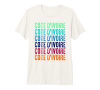 Cote D'Ivoire Colorful Premium T-Shirt
