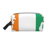 Cote D'Ivoire Flag Map Print Toiletry Bag for Men Travel Toiletry Bag, Spacious Capacity Cosmetic Bag for Women