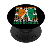 Côte d'Ivoire Ivory Coast Akan Mandé Gur Pride Coquette Bow PopSockets Adhesive PopGrip