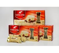 Cote D'or Bouchee White Blanc-Wit Belgian Chocolates 24.5g Each - 1 Pack of 8
