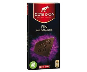 Côte D'Or Chocolate | Côte D'Or Chocolate Bar Extra Intense Dark 86%. | Belgian Chocolate | Cote D’Or Chocolate | 3.5 Ounce Total