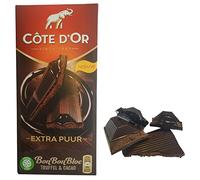 Cote d'Or Praline Truffe Extra Dark | Cote d’Or Chocolate Extra Dark Truffe Belgian Praline | Belgian Chocolate Bar Extra Dark with Truffe Praline Filling | Total Weight 6.7 Ounce