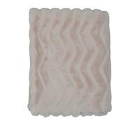 Côté Table Plaids REFUGE in White 130x170 cm