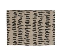 Côté Table Tablecloth BRUSH in Black 170x320 cm