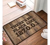 COTECI Doormats For Indoor Entrance Home There'S No Place Like 127.0.0.1 Personalized Mat Front Door Mat Bless This Mess Indoor Welcome Mat (Size : 40X60CM)