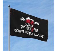 COTECI Funny Garden Flags Goonies Never Say Die Flag Cool Flags For Man Cave Back Yard Decorations (Size : 60X90CM)