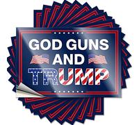 COTECI Mechanic Stickers God Guns And Trump Funny Sticker 10 Pcs Funny Signs For Bedroom Bumper Stickers For Cars (Size : 6X9CM)