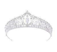 CoTeeZa Queen Crown for Women - Wedding Crowns for Bride, Baroque Gothic Headband, Fairy Goddess Headpiece Rhinestone Hair Accessories for Brithday Halloween Cosplay Party Prom