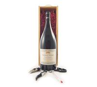 Cotes du Rhone Villages 'Laudun' 2006 Chateau Courac MAGNUM (red wne) in a wooden presentation box with four wine accessories, 1 x 1500ml