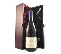 Cotes Du Rhone Villages 'Signargues' 2010 Domaine De Pierredon (Red wine) in a wooden presentation box with four wine accessories, 1 x 750ml