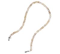 coti vision Joen Mini Pop Eyewear Chain | Lightweight 25g Acrylic Glasses Chain | Chic Eyeglass Holder Strap, 68cm | Secure Silicone Loops (Mushroom)