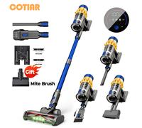 COTIAR V22 650W Cordless Vacuum Cleaner 55kPa Suction Power Brushless Vacuum 1.2L Capacity LED Display for Floor Carpet Pet Hair Blue
