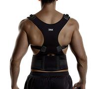 Cotill Back Brace Posture Corrector Spinal Support for Women and Men, Lumbar Shoulder Posture Correction for Upper and Lower Back Support, Adjustable Neoprene Belt Strap for Relief Back Pain (S)