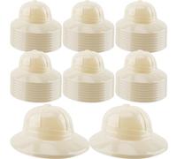 Cotiny 48 Pieces Kids Safari Party Hats Plastic Adventure Hat Jungle Explorer Helmet for Children Boys Girls Explorer Halloween Costume Jungle Adventure Party Supplies (Color Style 1)