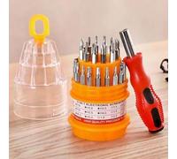 COTIRAS 31-in-1 Screwdriver Set, Folding Portable All-in-One Hex Socket Kit, Multipurpose Home Tool Kit with Hex Key Wrench for Nuts and Bolts