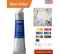 Cotman 21ml Watercolour Tube - Intense Phthalo Blue, Low Coverage Per Layer