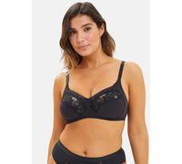 Sans complexe Women's Coton D'arum-Soutien Gorge Classique Sans Armature Non-Wired Bra, Black (Noir 4), 36C (Size: 95/110C)