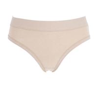 Cotonella Item GD019K3 Women's Elastic Cotton Briefs Pack of 3 - Women's Bielastic Cotton Briefs with Extra Comfort - Colours White/Black/Beige, beige, M