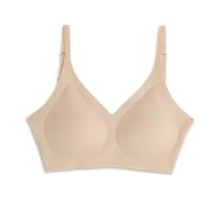 Cotonella, Invisible Bra in Soft Microfibre - Removable Cups, Without Underwire and with Adjustable Straps - Item ADC17, beige, XL