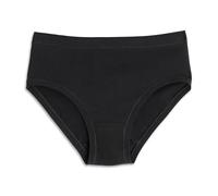 Cotonella, Midi Briefs in Soft Bi-Elastic Cotton - Extra Comfort Edges and Medium Hip - Pack of 6 Pieces - Art. 3363K6, Black, XXL