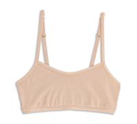 Cotonella Women's Brassiere in Cotton, Women's Underwear, Underwire Bra, White/Black/Beige, beige, S