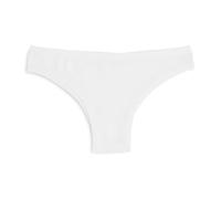 COTONELLA Women's L'Altra White Cotton 3 Pack Brazillian Brief XLarge