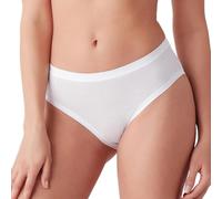 Cotonella Women's Midi Briefs with Extra Comfort Edges, Bi-Elastic Cotton, White, Black and Colourful Patterns, Sizes 2/S - 6/XXL, Pack of 3, White, M