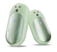 COTOP Hand Warmers Rechargeable 2 Pack, 6000mAh Electric Portable Handwarmers for Glove Pocket, 3 Levels Heat, up to 24hrs Reusable Pocket Heater for Walking, Running, Camping,Tech Gift for Men Women