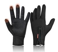 COTOP Winter Warm Gloves for Men Women, Outdoor Windproof Touchscreen Gloves Water Resistant Cycling Gloves Anti Slip Thermal Gloves for Running Cycling Walking Riding Driving-XL
