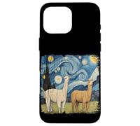 Cotopaxi Starry Night Artwork Llama National Park Souvenir Case for iPhone 16 Pro Max