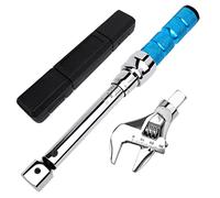 COTOUXKER Adjustable Torque Wrench, 5 to 30 Nm 30mm Open End Torque Wrench with Click and Changeable Head for HVAC Mini Split and Refrigeration System