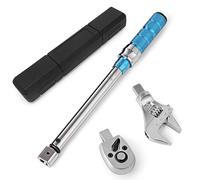 COTOUXKER Adjustable Torque Wrench, 5 to 60 Nm with 30mm Open End and 3/8 Drive Ratchet Changeable Head for HVAC Mini Split