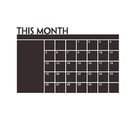Cotowin This Month Calendar chalkboard Wall Stickers Sticker Blackboard Calendar Board Weekly Planner Chalkboard - 35 x 23