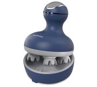 cotsoco Electric Head Massager, with 4 Removable Heads, 84 Nodes Hair Scalp Massager for Hair Growth, Hair Care & Stress Relief, Waterproof Portable Head Scratcher Massager, Gifts for Women Men Blue