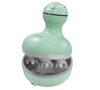 cotsoco Electric Head Massager, with 4 Removable Heads, 84 Nodes Hair Scalp Massager for Hair Growth, Hair Care & Stress Relief, Waterproof Portable Head Scratcher Massager, Gifts for Women Men, Green