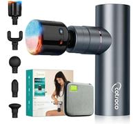 cotsoco Mini Massage Gun with Heat and Cold, Deep Tissue Full-Metal Handheld Electric Massager for Muscle Pain Relief, Portable Percussion Massage Gun for Athletes and Recovery