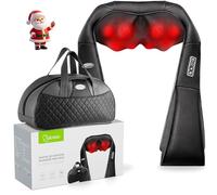 cotsoco Shiatsu Back Neck and Shoulder Massager with Heat,Deep Tissue 3D Kneading Pillow, Electric Full Body Massager for Shoulders,Legs,Foot,Body Muscle Pain Relief,Gifts for Mom Dad