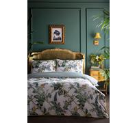 'Cotswald Fantasia' Floral Print 200 Thread Count Cotton Duvet Cover Set Laurence Llewelyn-Bowen Green King