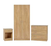 Cotswold 3 Piece Bedroom Set Oak