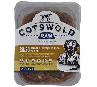 Cotswold 80/20 Active Chicken Mince Raw Adult Dog Food - 500g